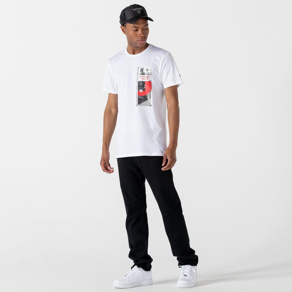 Tricou Nba  Chicago Bulls Alb