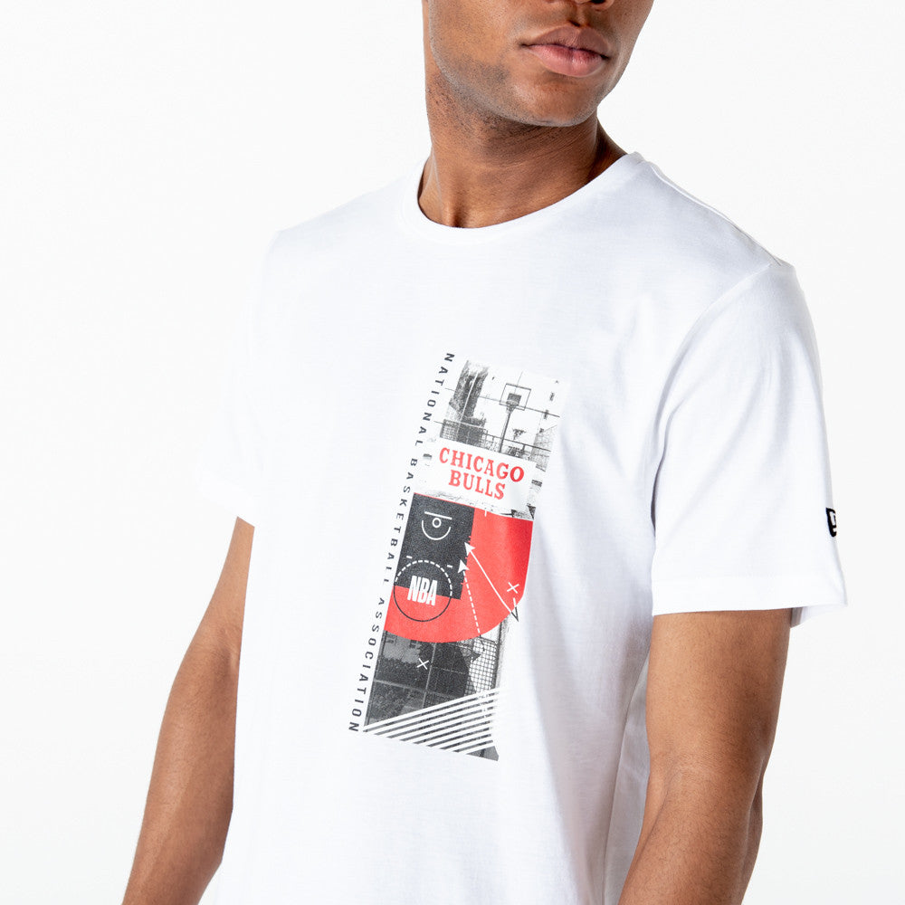 Tricou Nba  Chicago Bulls Alb