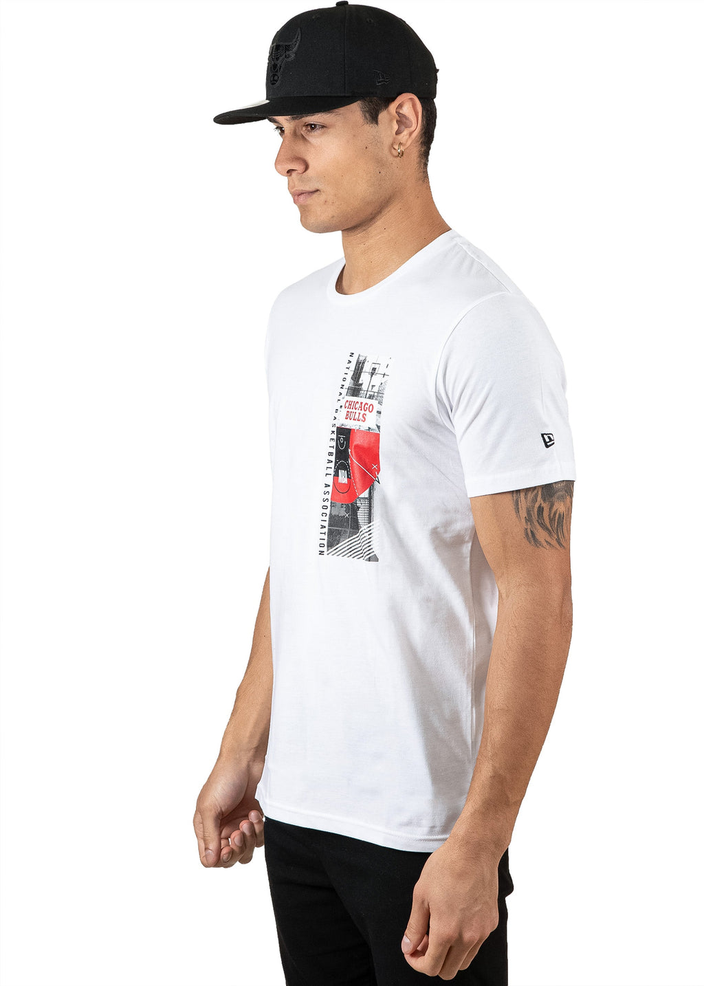 Tricou Nba  Chicago Bulls Alb