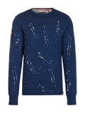 Pulover Superdry Painter Crew Sweat Albastru