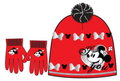 Set caciula si manusi Minnie - 4-9 ani