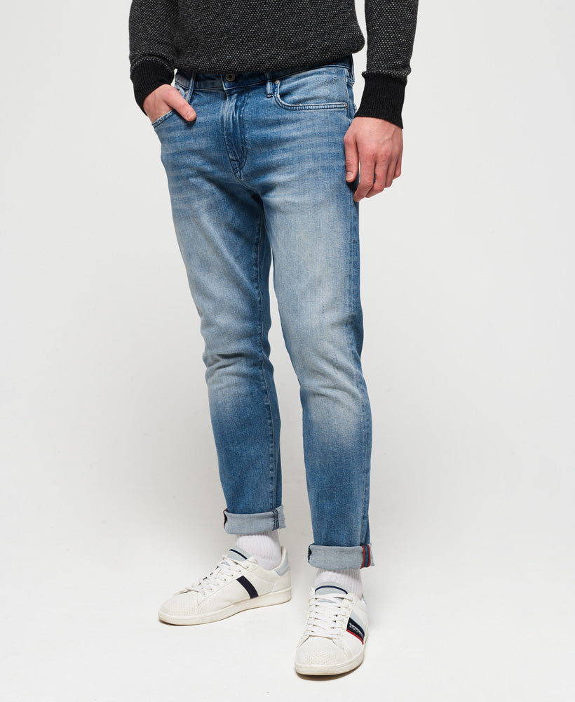 Pantaloni Tyler Slim Albastru
