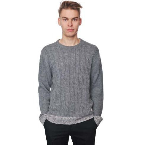 Pulover gri Vans Naylor Gravel Heather