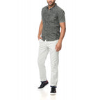 Pantaloni chino albi pentru barbati Excerpt Chino Cuff