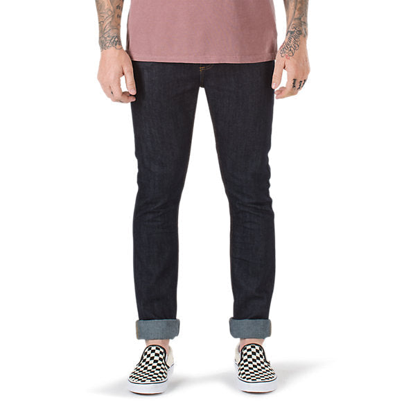 Blugi skinny albastri Vans V76