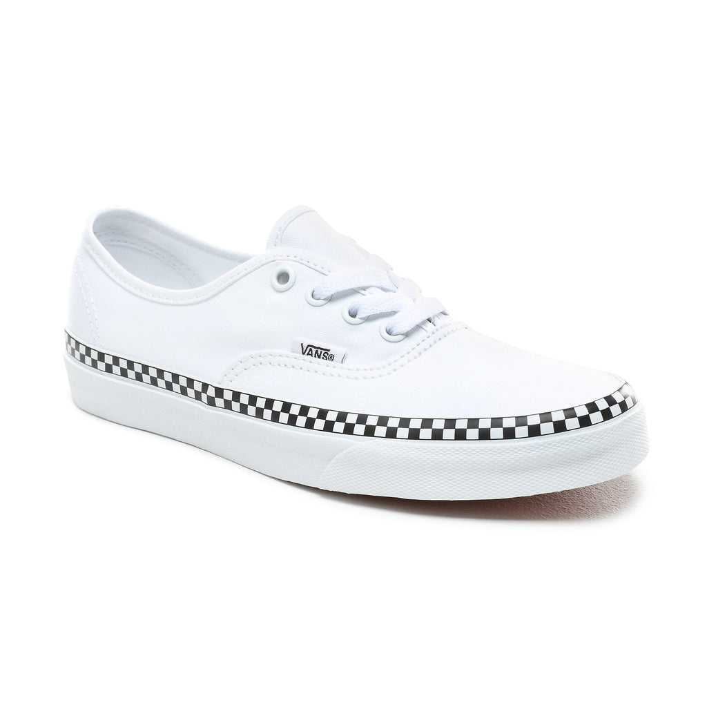 Tenisi Authentic (Checkerboard Foxing) Alb