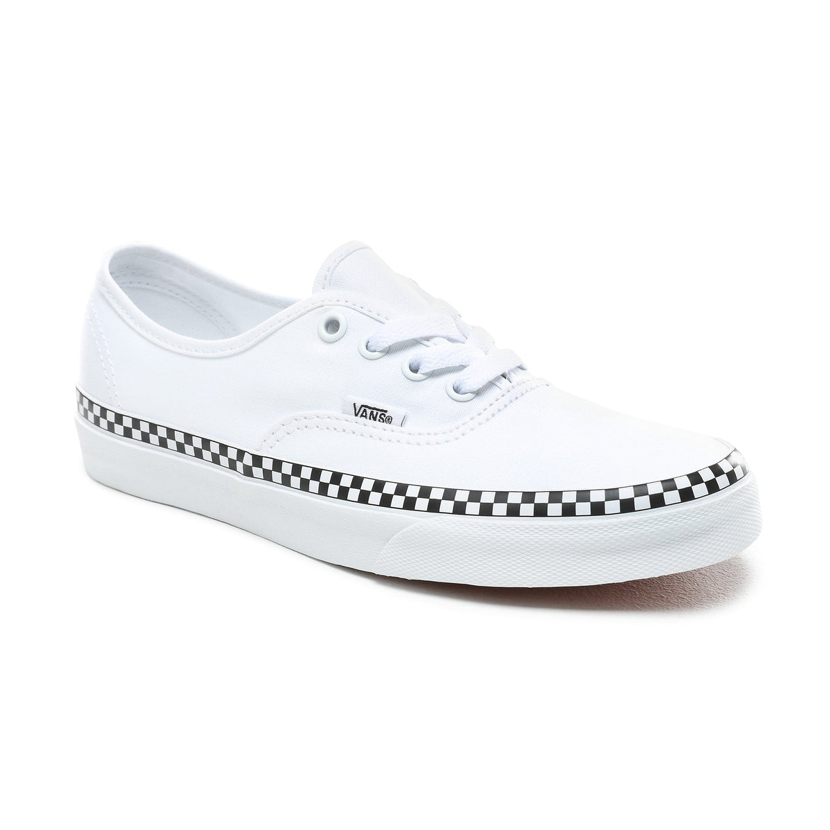 Tenisi Authentic (Checkerboard Foxing) Alb
