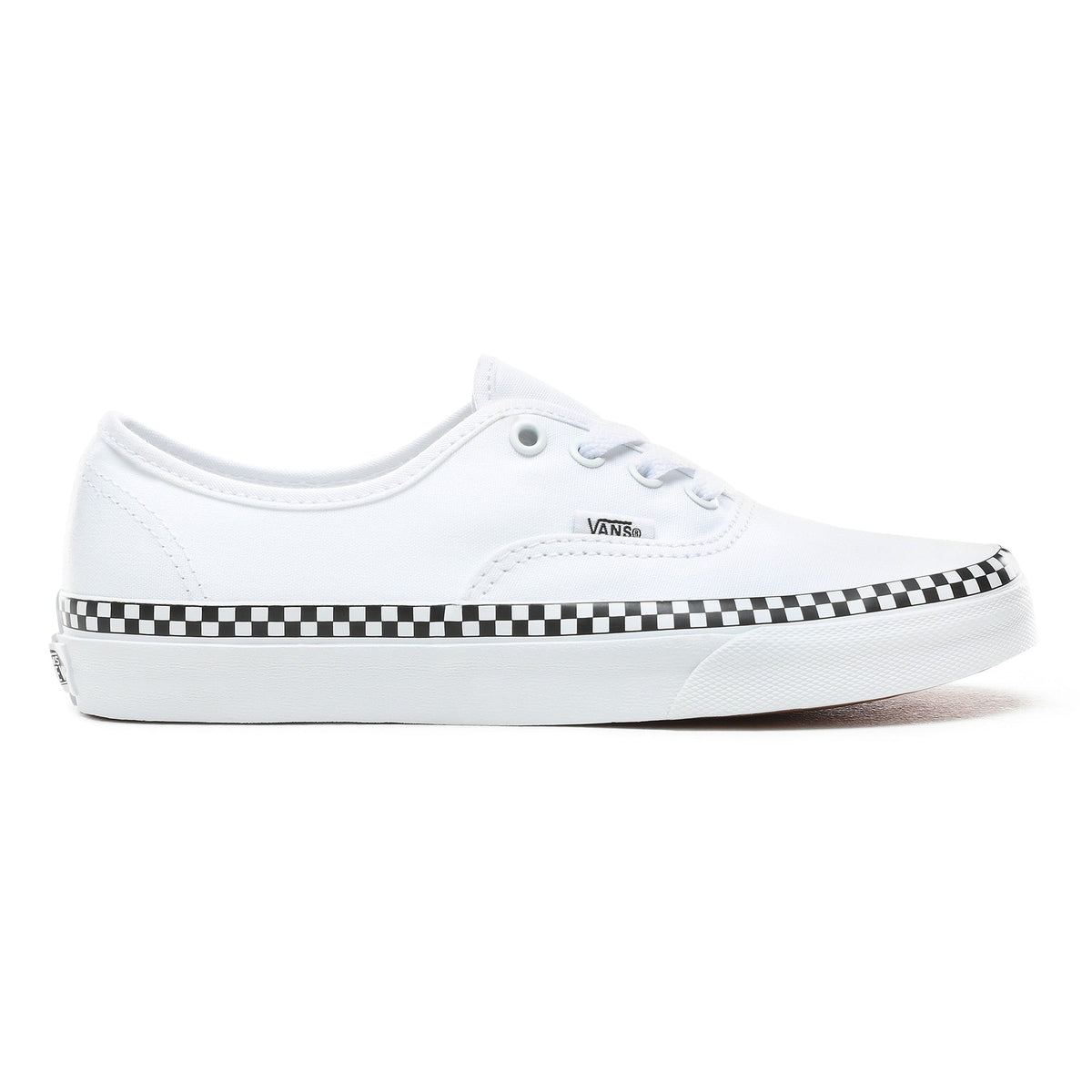 Tenisi Authentic (Checkerboard Foxing) Alb