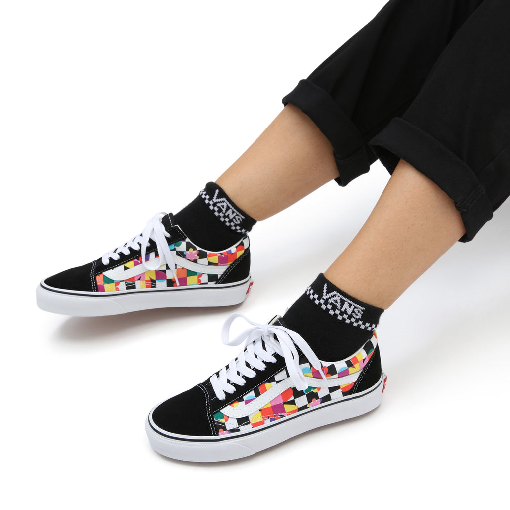 Tenisi Vans Old Skool Floral Checkerboard