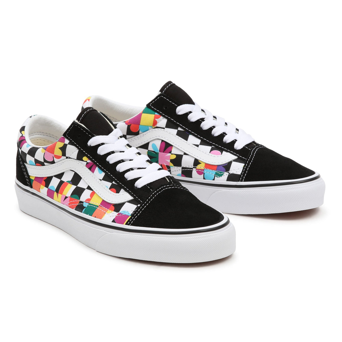 Tenisi Vans Old Skool Floral Checkerboard