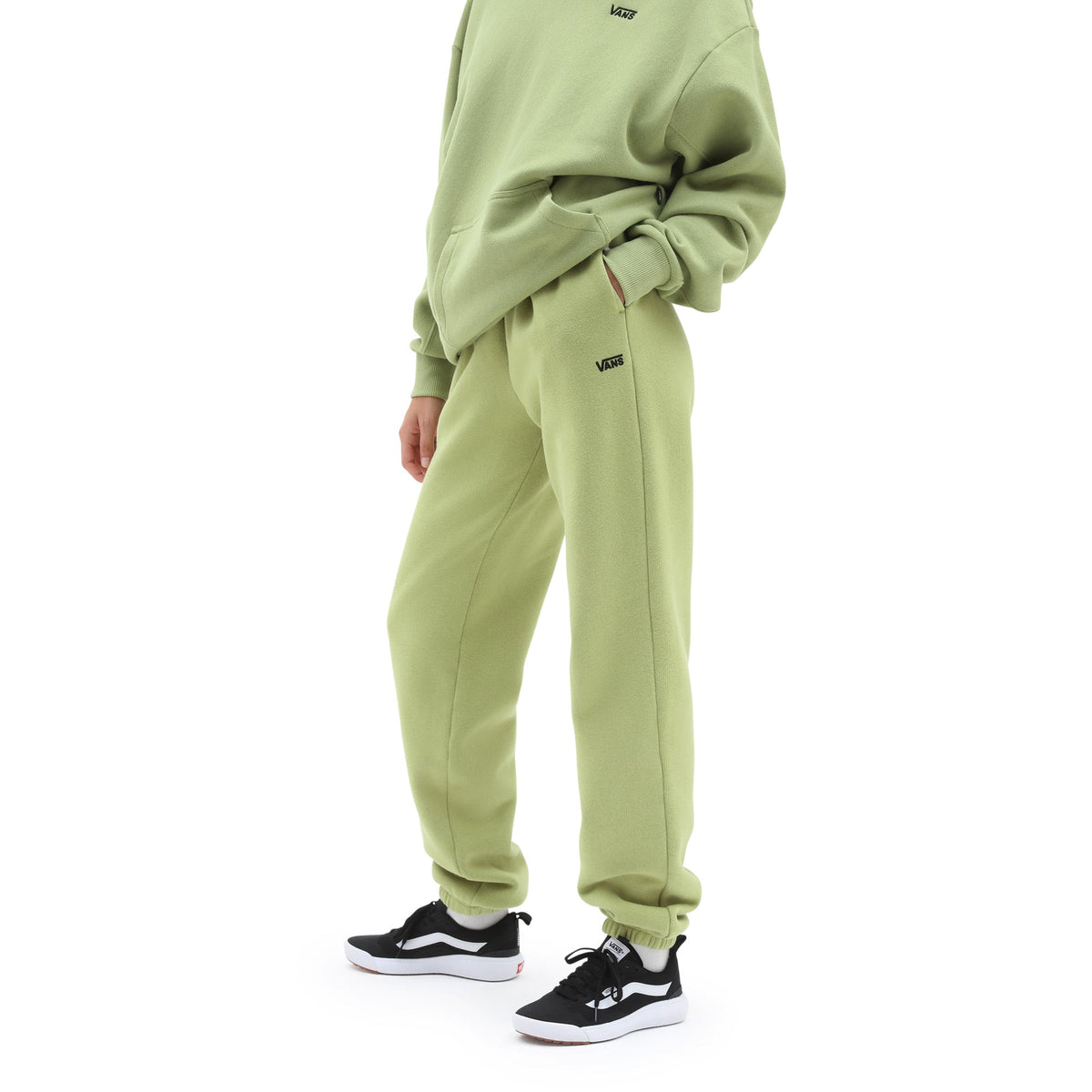 Pantaloni femei Vans kaki
