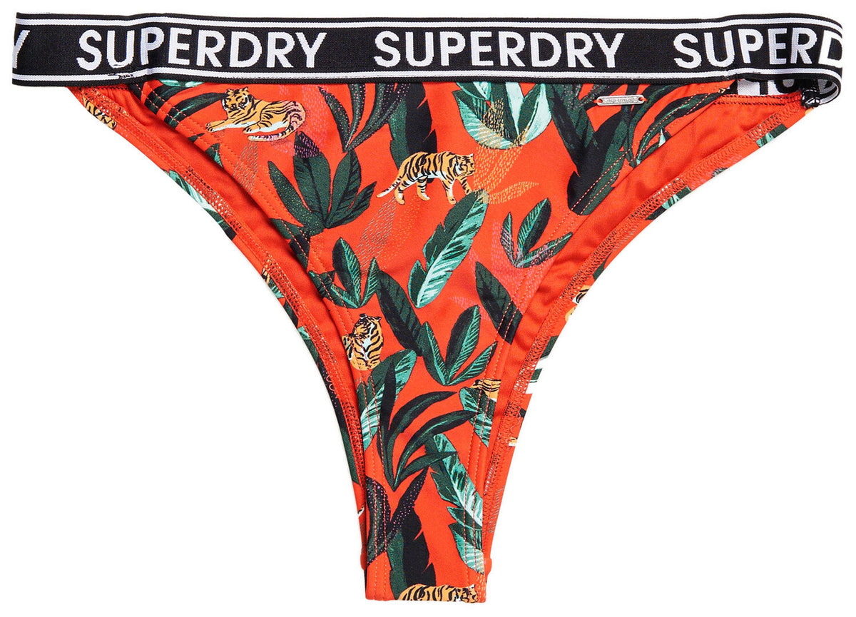 Slip de Baie Jungle Bikini Cheeky Brief Rosu