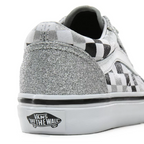 Tenisi Old Skool Glitter Checkerboard Copii VANS