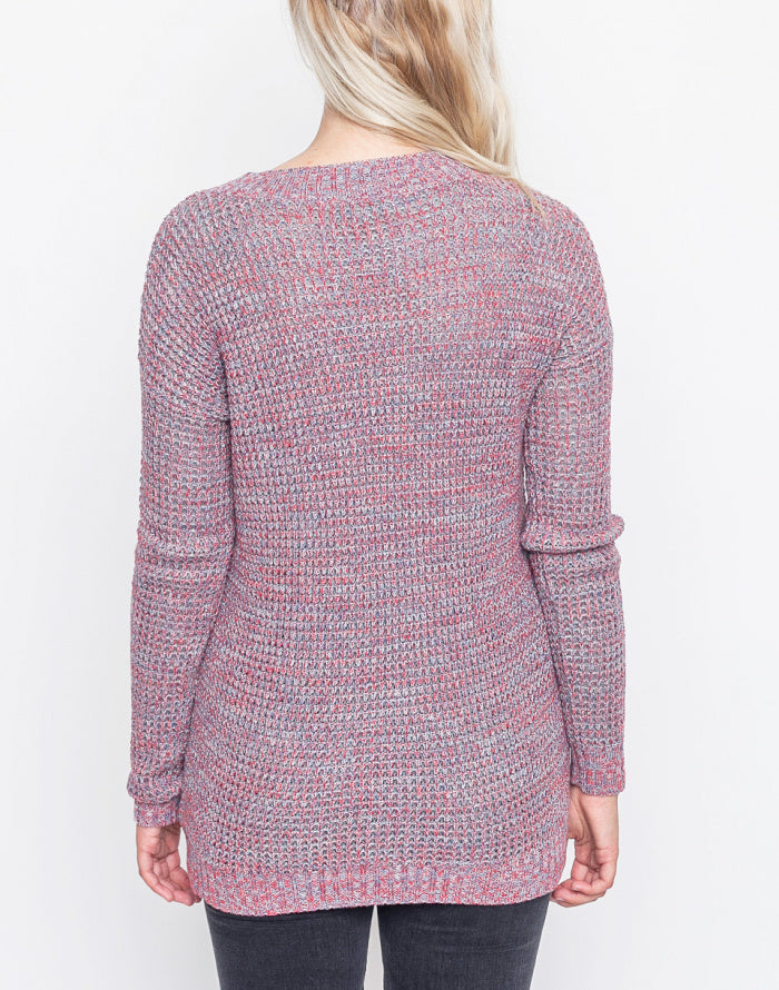 Pulover lung colorat Vans Sedgwick Sweat Frost