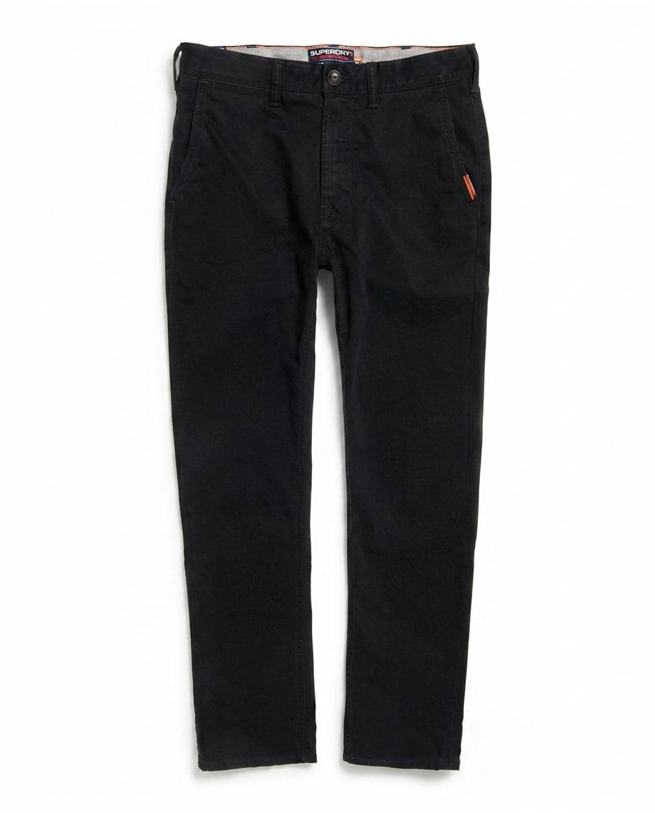 Pantaloni International Straight Chino Negru