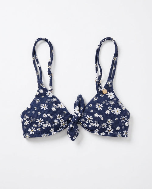 Articol De Plaja Felicity Tie Crop Bikini Top Negru