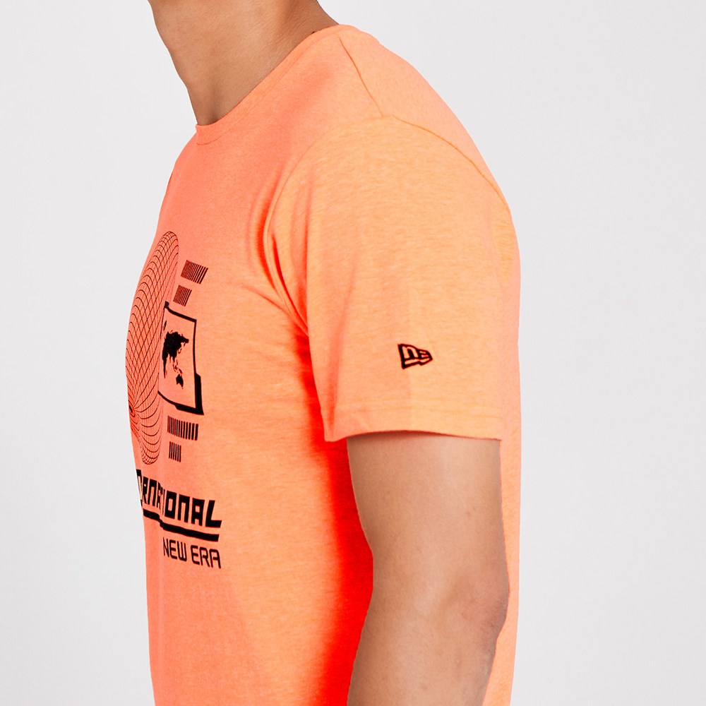 Tricou portocaliu Graphic Neon New Era