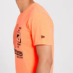 Tricou portocaliu Graphic Neon New Era
