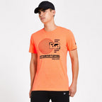 Tricou portocaliu Graphic Neon New Era