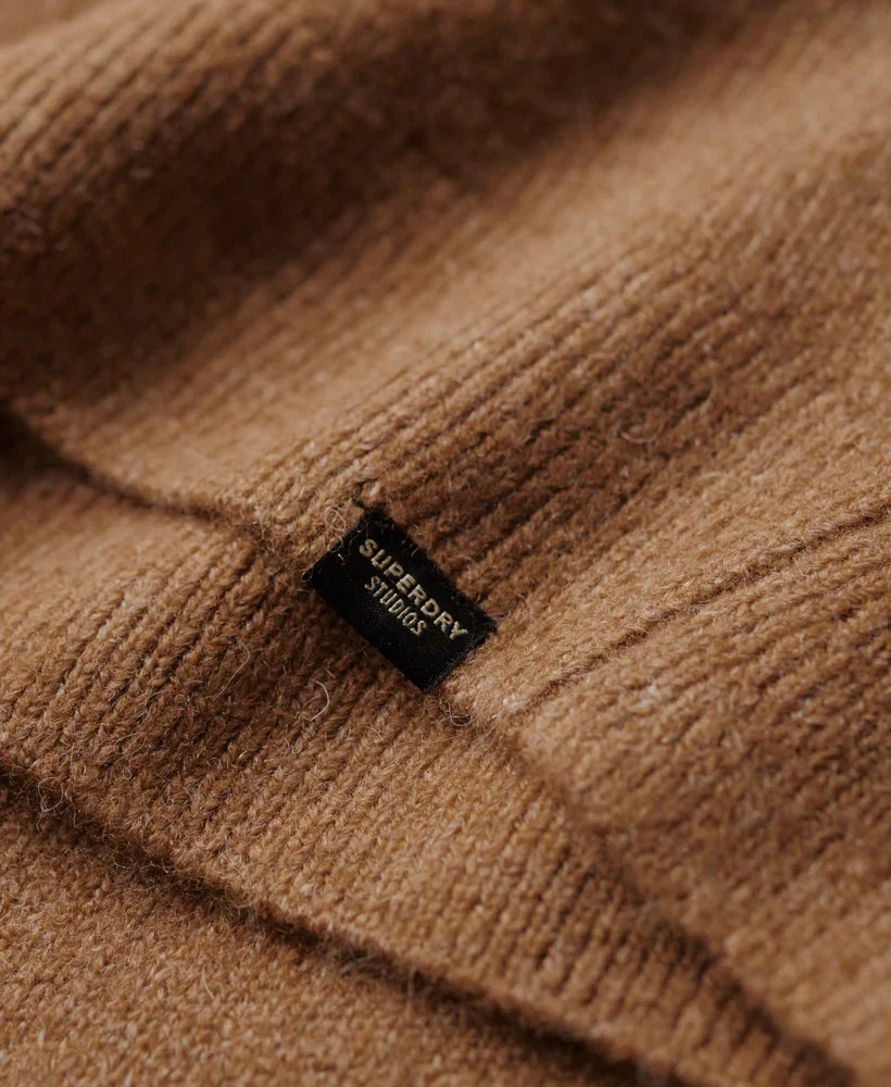Rochie tricotata Superdry V NECK KNIT JUMPER DRESS
