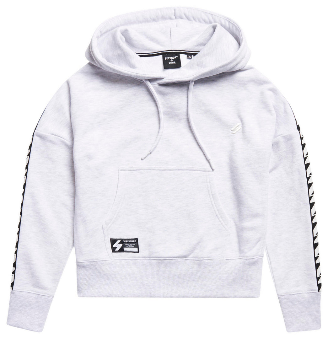 Hanorac Code Logo Superdry alb