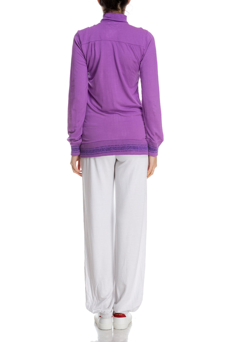 Bluza de trening mov Freddy