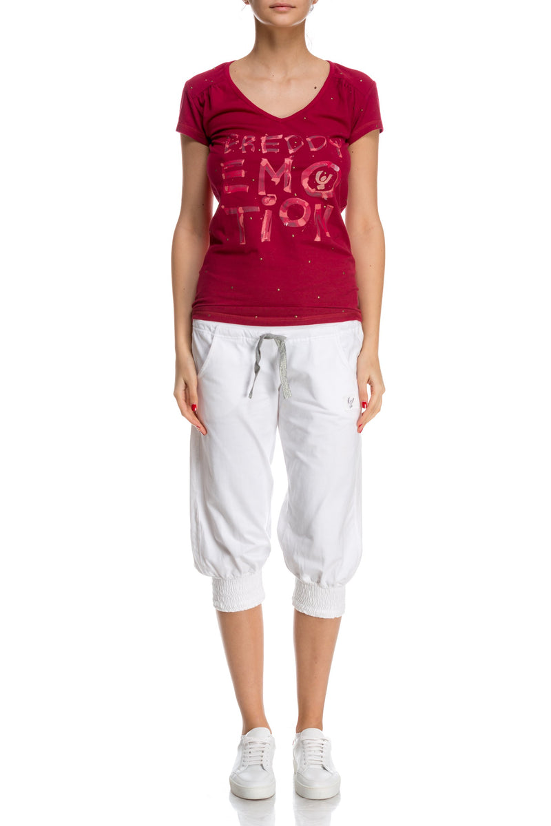 Tricou Roșu pentru femei Freddy