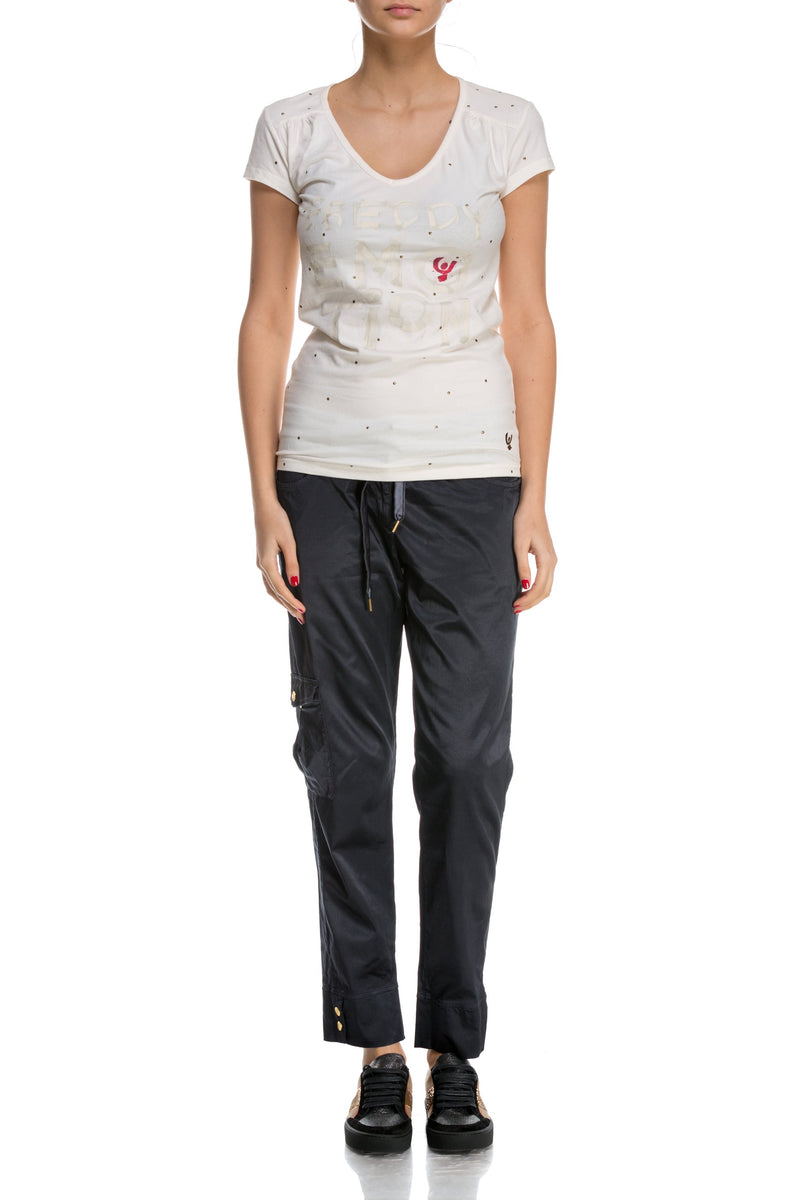 Tricou alb pentru femei Freddy