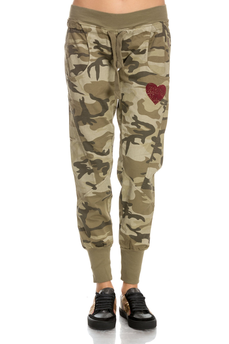 Pantaloni jogger de camuflaj Freddy