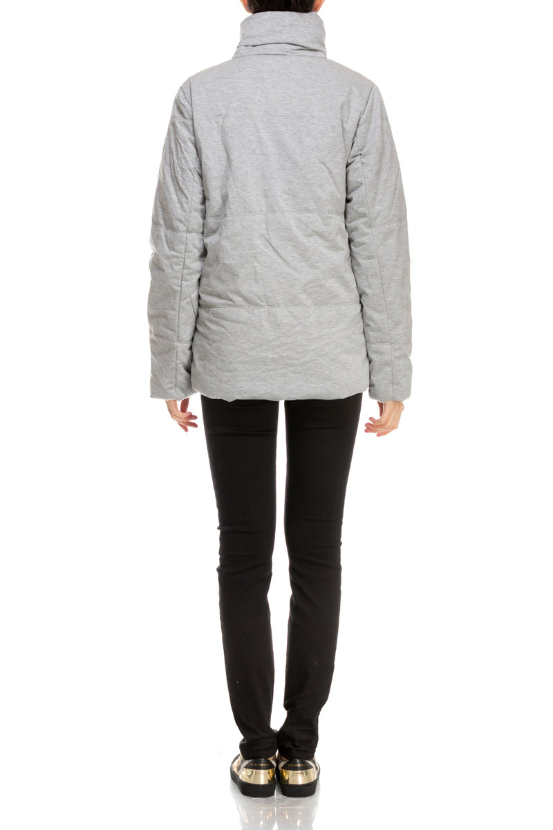 Geaca de fas gri pentru femei Freddy