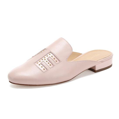 Pantofi roz slide Michael Kors 
