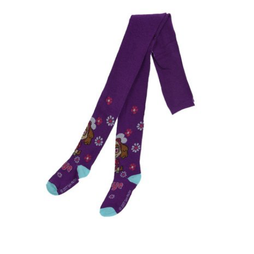 Colanti mov pentru fetite cu imprimeu Paw Patrol