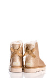 Cizme de piele Mini Bailey Bow Sparkle UGG AUSTRALIA Femei 1100053 GOLD