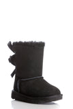 Cizme de piele Bailey Bow Ii UGG AUSTRALIA Copii 1017394T BLK