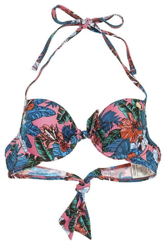 POP HIBISCUS CUP BIKINI TOP 