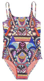 NEON TRIBAL SWIMSUIT