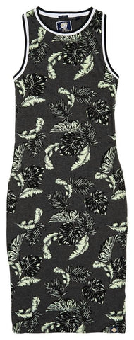 BEACH LEAF MIDI DRESS 