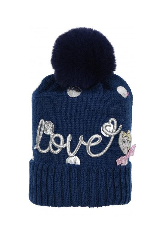 Caciula fete albastra Frozen Disney 4-6 ani