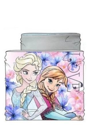 Fular circular fete Frozen Disney Alb