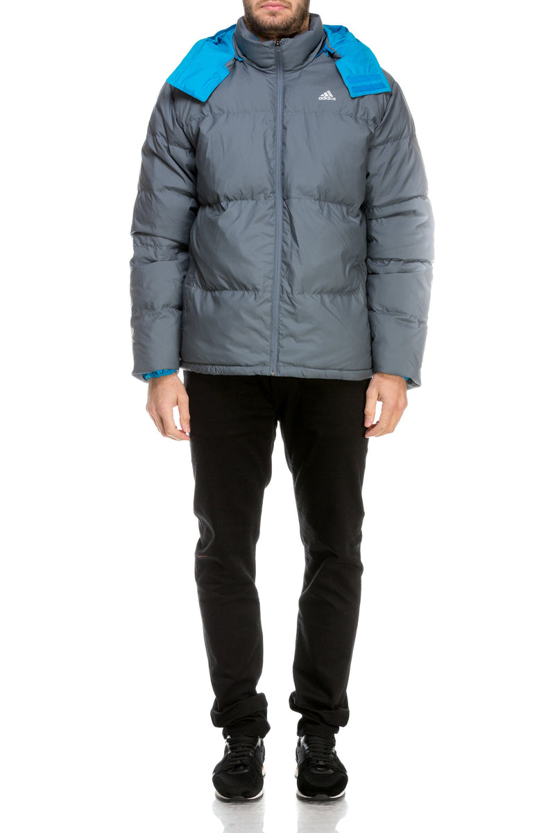 Geaca de fas gri pentru barbati Adidas