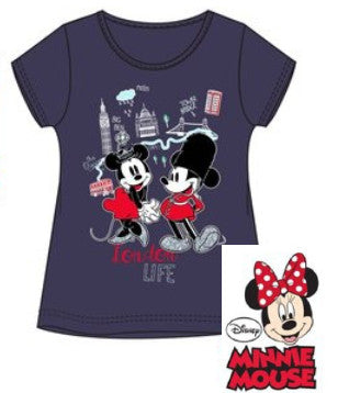 Tricou Albastru din bumbac pentru copii Minnie Disney