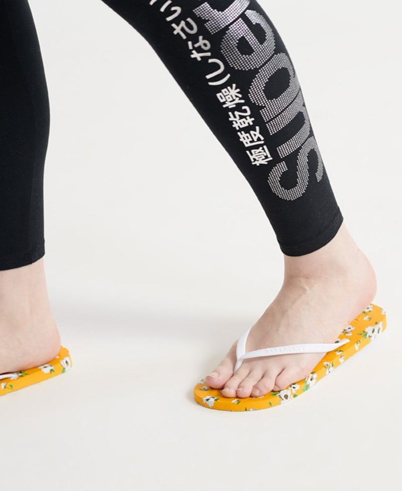 INCALTAMINTE FEMEI SUPERDRY Slapi Super Sleek Aop Flip Flop Multicolor - vgeneration.ro