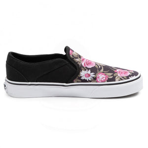 INCALTAMINTE FEMEI VANS Tenisi Asher Floral Print Negru - vgeneration.ro