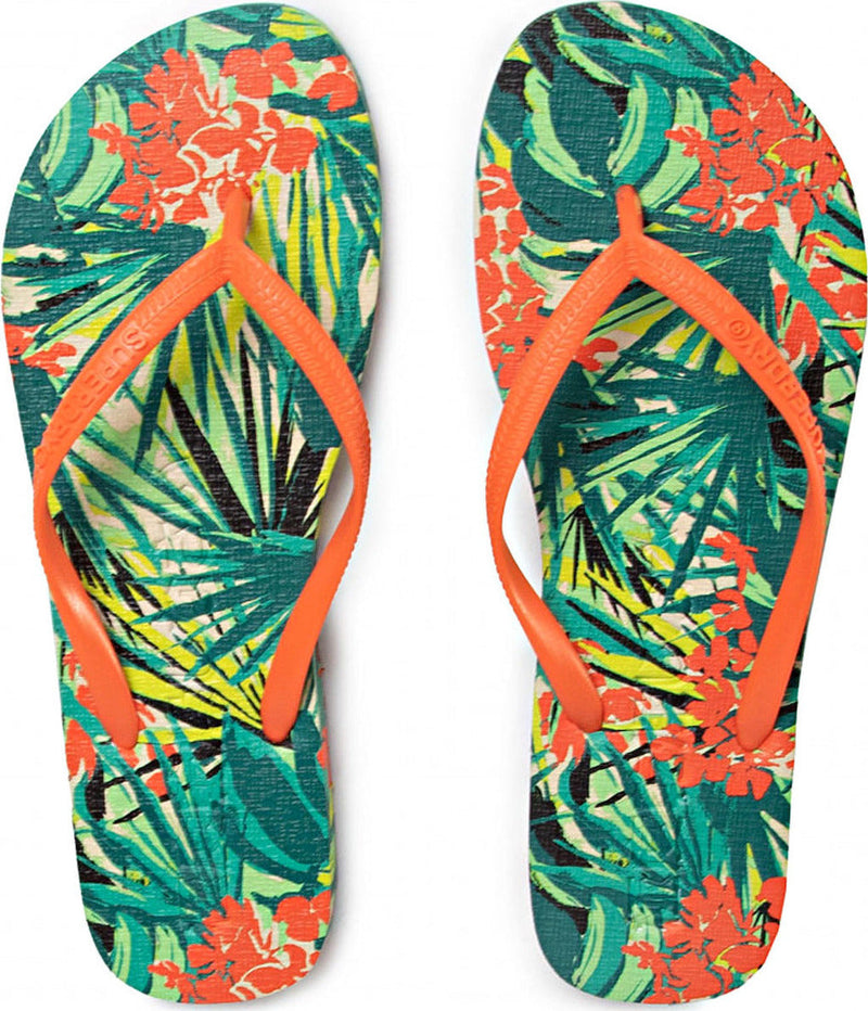 Slapi portocalii Super Sleek Aop Flip Flop